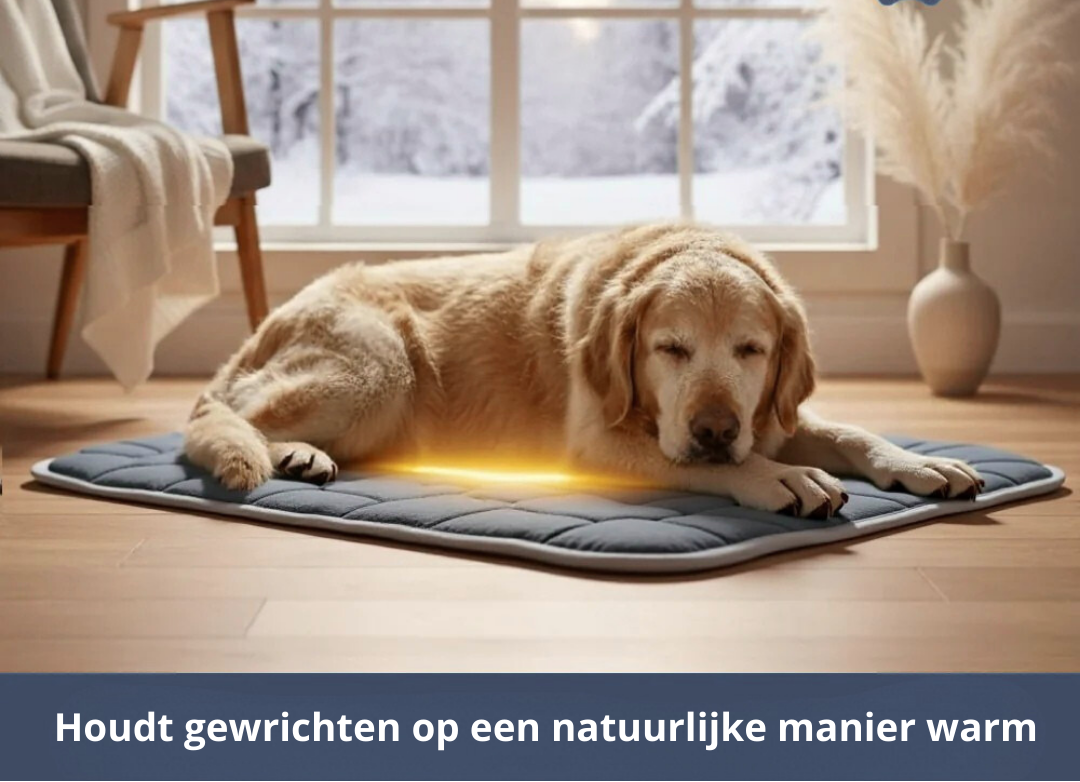 Voor honden die wat trager zijn geworden — en graag warm en rustig liggen
